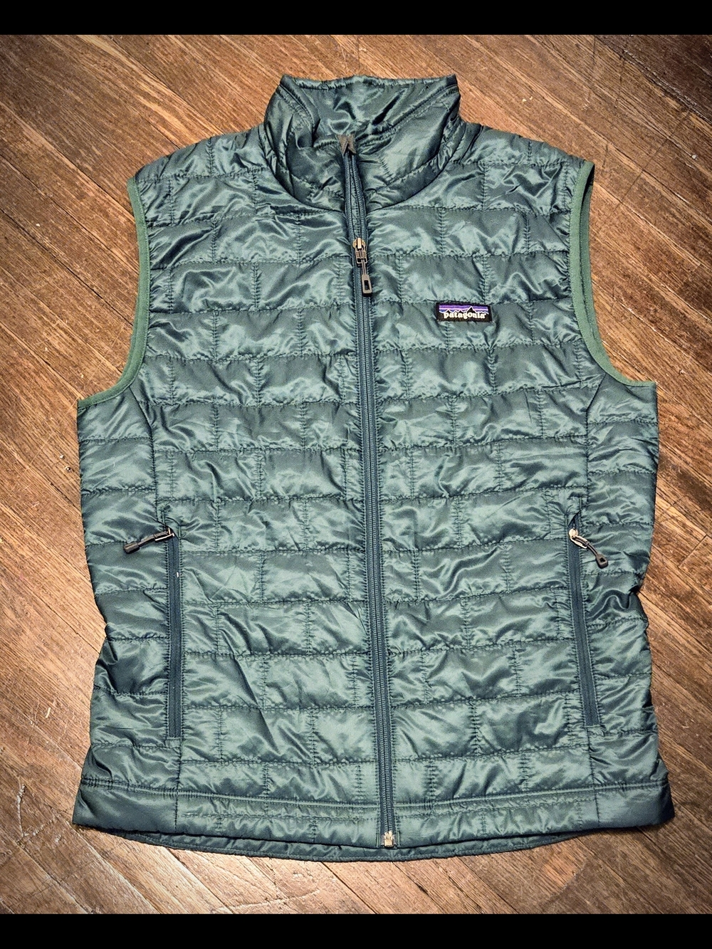 NEW Patagonia Men's Small - Nano Puff Insulated Vest - Green - Primaloft